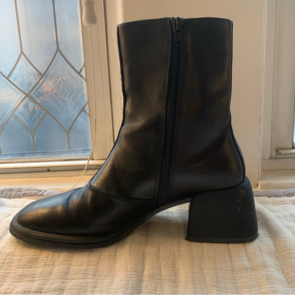 Vagabond Ansie Square Toe Ankle Boots, Black, Size EU 39, US 8.5 - Picture 5 of 10